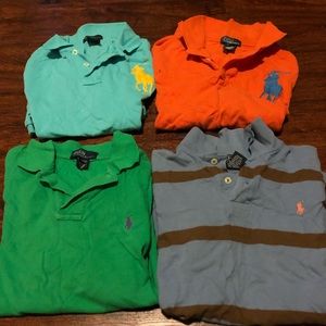 Boys Ralph Lauren Polo Shirts & Shorts.